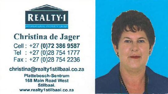 Christina de Jager Realty 1 Stilbaai